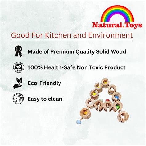 Buy 12 Piece Set of Connectable Chain | Natural Toys | Natural.Toys