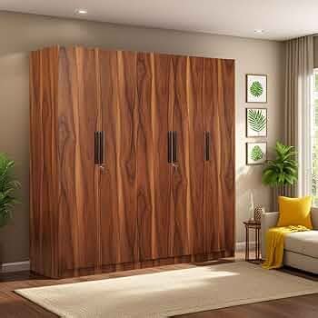 Witty Wud Mosaic 5 Door Wardrobe in Vintage Sheesham Colour - Price History