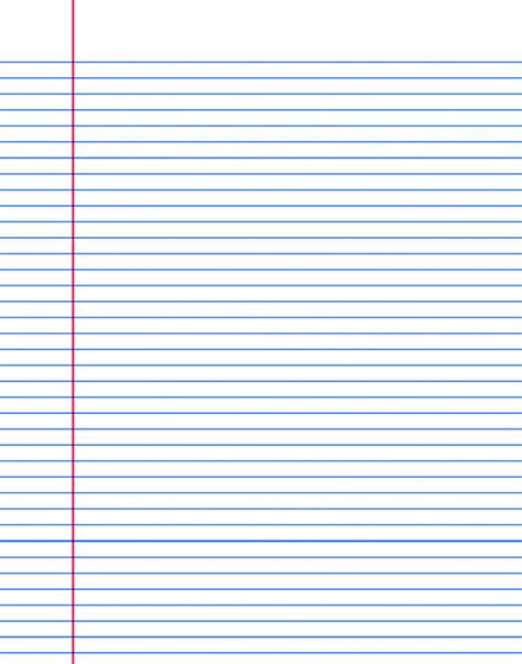 Free Printable Notebook Paper 的图像结果