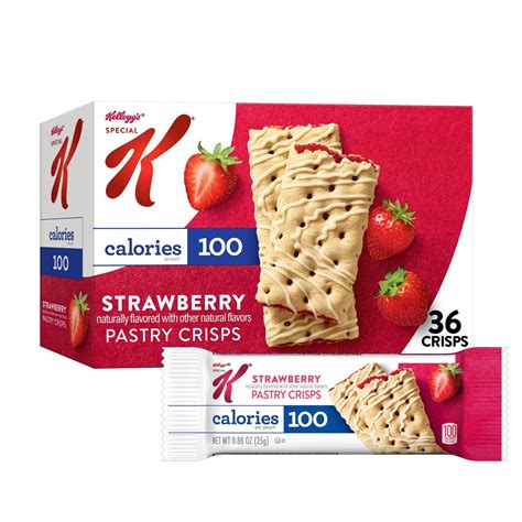 Kellogg's Special K Pastry Crisps, 100 Calories, Breakfast Bars, Value ...