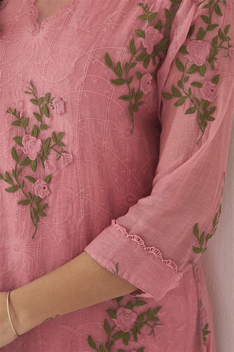 GULABSA BAANO-set of 3( kurta, pant & dupatta) - Naaz By Noor