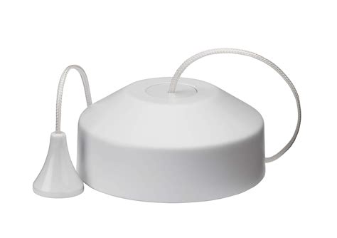 Knightsbridge 8300MW 2 Way Pull Cord Light Switch in Matt White, 74.0 ...