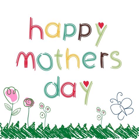 Premium Vector | Happy Mothers day Hand drawing vector