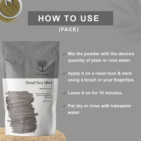 Dead Sea Mud Clay Powder - Mineral-rich clay - 100gm – Wildorganic ind