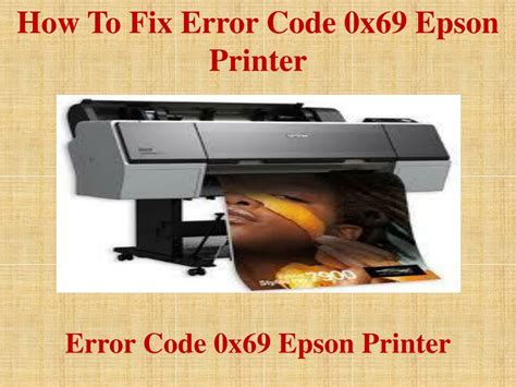 Image result for Fix Epson Printer Error Code 0X69