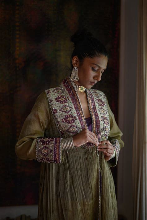 Balochi Jacket | Olive