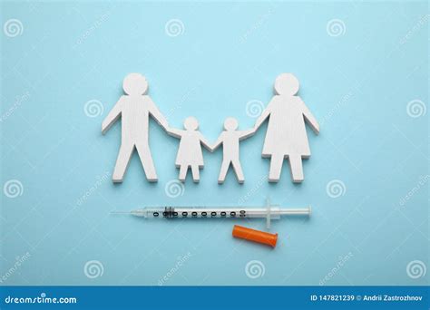 Family Immunization Concept. Flu Vaccine for Children Stock Image ...