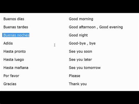 Basic Spanish expressions 1 Spanish For Beginners Video Lecture - Learn ...