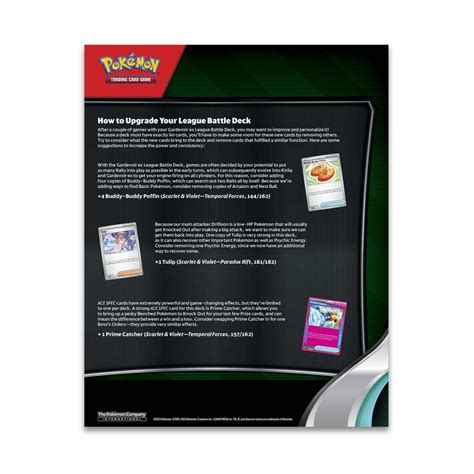 Pokémon TCG: Gardevoir ex League Battle Deck | Pokémon Center Official Site
