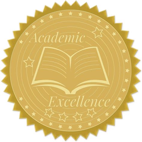 CRASPIRE 100pcs Gold Foil Academic Excellence India | Ubuy