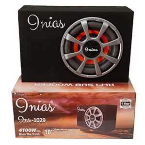 INIAS 1029 US10 Orange 10 Inch Sub woofer 4200 watt, Active Bass Tube ...