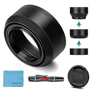 Buy 67mm Lens Hood Universal Collapsible Lens Sun Shade Hood with ...