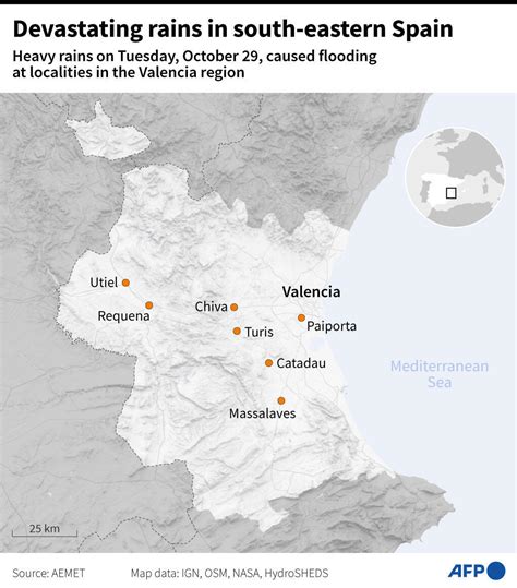 More than 150 dead in Spain’s devastating flash floods