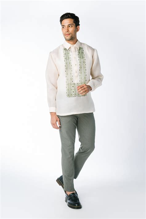 Timothy Men's Barong Tagalog (Cocoon) | Filipino fashion, Barong ...