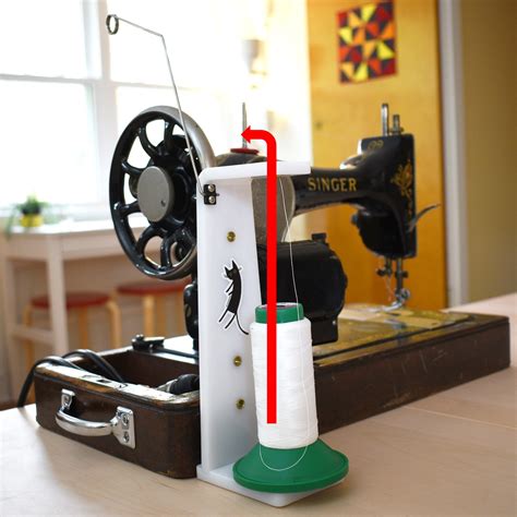 Image result for How to Wind Embroidery Thread On Replacement Spool