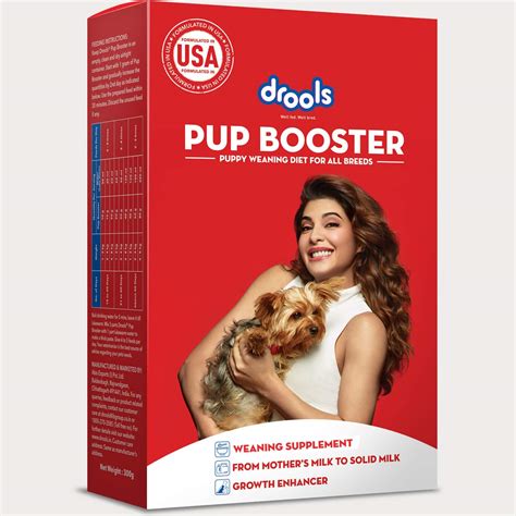 Drools Pup Booster for Dogs Weaning Diet 300g Pack | Chicken Flavour ...