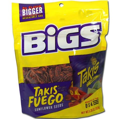 Bigs Takis Fuego Seeds Hot Chili/Lime 5.35oz - candyheavenshop.com