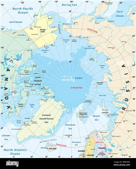 finland map arctic