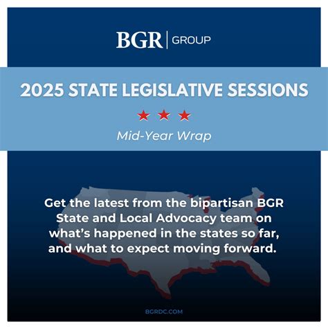 2025 Combined Congressional Calendar - BGR Group