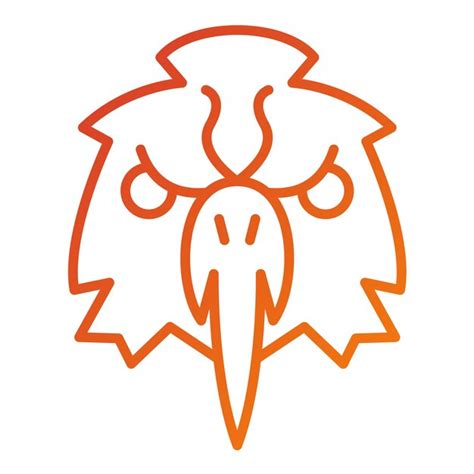 Vector design hawk icon style | Premium Vector