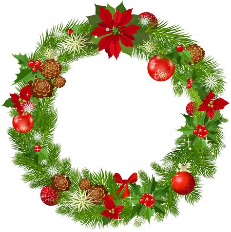 Christmas Wreath Clip Art - Cliparts.co