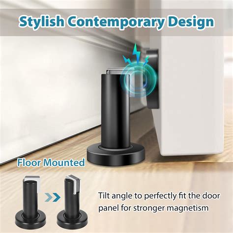 Snapklik.com : Door Stoppers, Magnetic Door Stop, Heavy Duty Stainless ...
