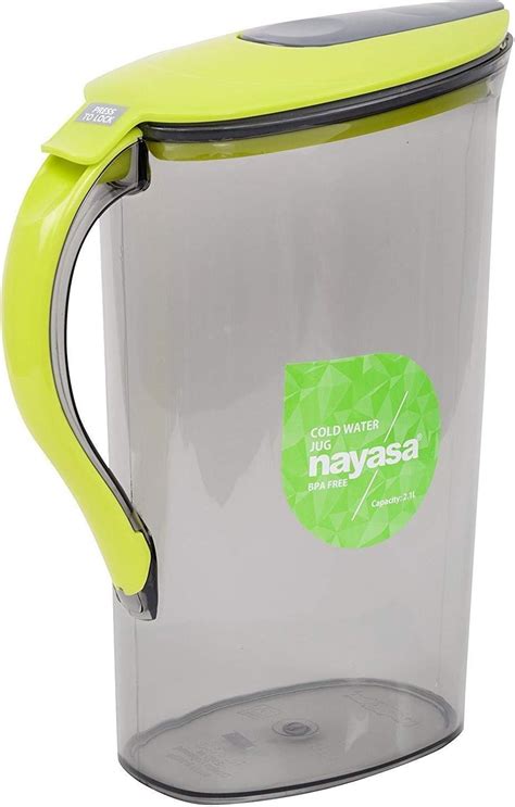 Nayasa Superplast Plastic Icon Jug (Blue, 2.1 L) : Amazon.in: Home ...
