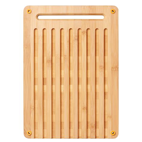 Fiskars Functional Form bread cutting board, bamboo | Finnish Design Shop