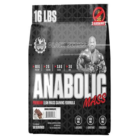 Dexter Jackson Black Series Anabolic Mass Gainer - 16 Lbs – Mk Protein Star