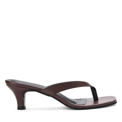 Buy Hepburn Brown Kitten Heels | Lino Perros