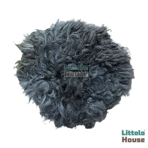 Shop Flokati Wool Fur - Grey Dual Shade Curly Blanket