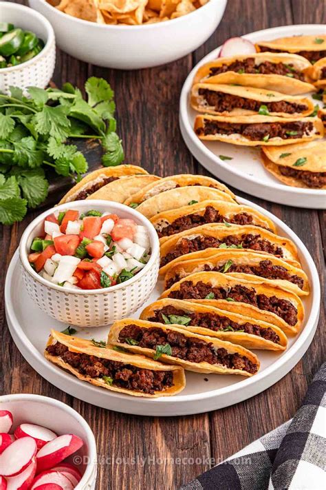 Mini tacos recipe - Deliciously Home Cooked
