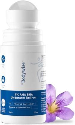 Be Bodywise 4% AHA BHA Underarm Roll On | Reduces Pigmentation & Odour ...