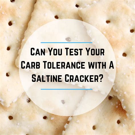 Test Your Carb Tolerance with a Saltine Cracker? - Dr Becky Fitness
