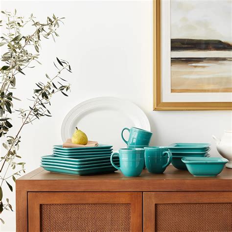 AmericanAtelier American Atelier Square Dinnerware Sets | Turquoise ...