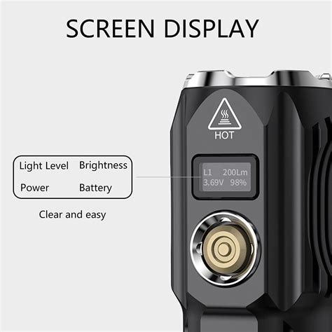 Buy SuperFire F15 Powerful Torches LED Super Bright 3500 Lumens Digital ...