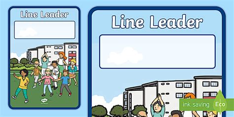 Classroom Jobs Line Leader Display Sign - Primary Resources