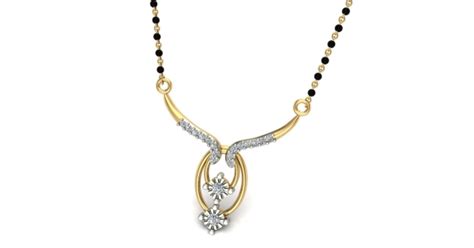 Autumn Diamond Mangalsutra Online Jewellery Shopping India | Dishis ...