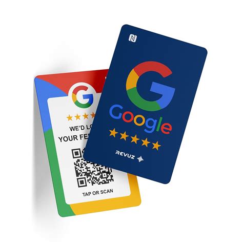 REVUZ | Review Card with QR Code and NFC Chip | Tap or Scan | Zero ...