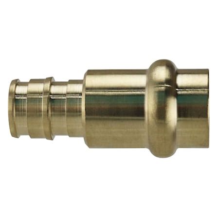 Apollo 1/2 in. Brass PEX-A Barb x 1/2 in. Press Adapter EPXPR1212 | Zoro