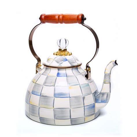 Sterling Check Tea Kettle - 3 Quart - Cornelia Park