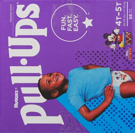 Pull-Ups Boys' Potty Training Pants, 4T-5T (38-50 lbs), 56 Ct 56 ct | Shipt