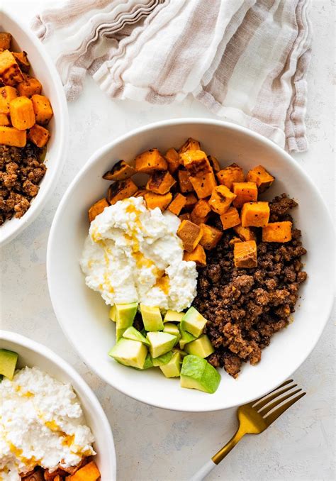Viral Cottage Cheese Sweet Potato Beef Bowl (Viral TikTok Recipe ...