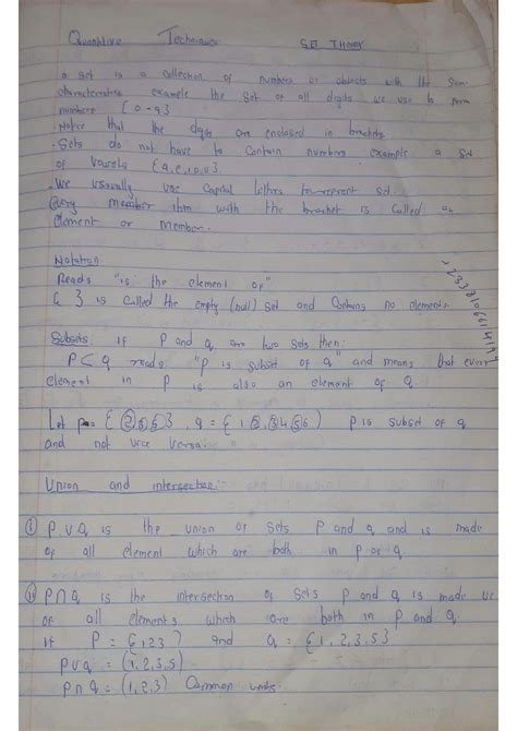 Image result for Set Theory Notes