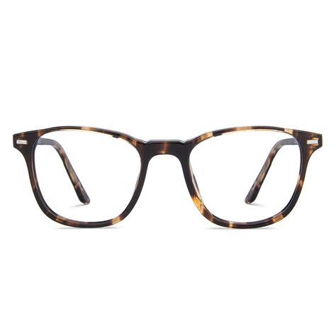 Buy Brown Tortoise Transparent Full Rim Square Vincent Chase Classic ...