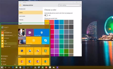 Image result for Start Menu Color Changed