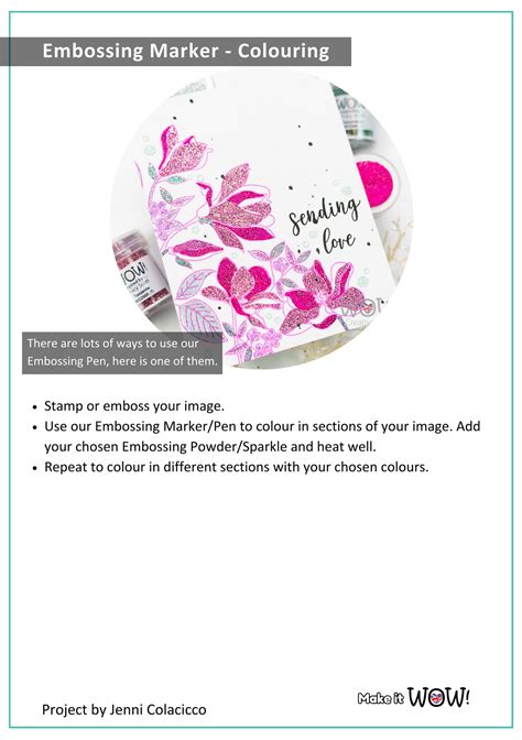 Image result for Embossing Powder Color Chart