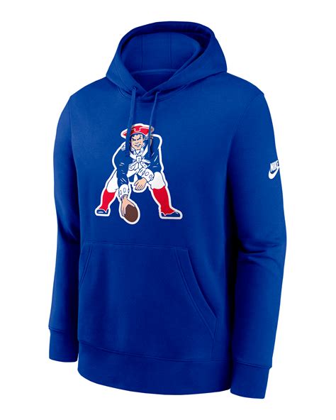 New England Patriots Club Logo Men's Nike NFL Pullover Hoodie. Nike.com