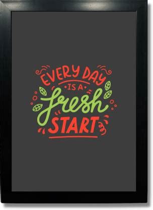 Motivational Quotes Wall Frame For Office and Study Photographic Paper ...