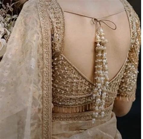 Discover the Latest Wedding Blouse Back Designs | Libas
